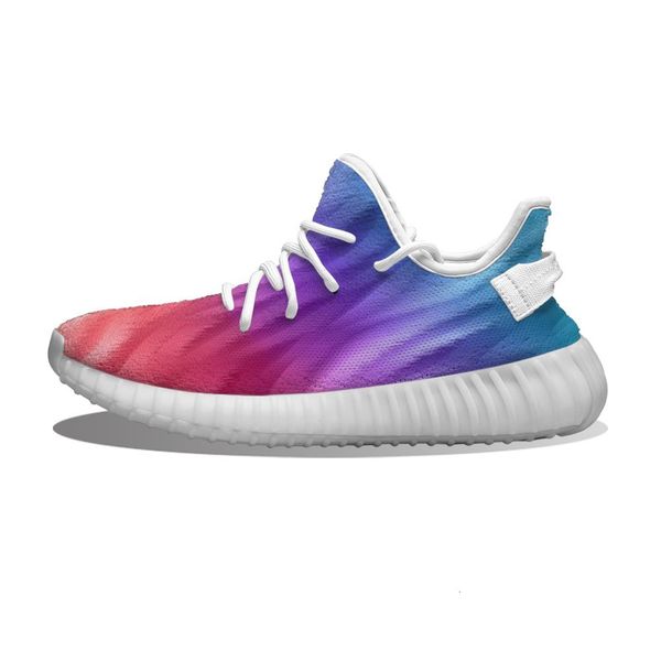 

diy custom rainbow color gradient running sho mh printed mens womens trainers outdoor sports sneakers