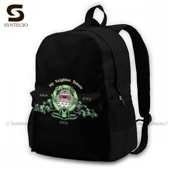 

totoro backpacks breathable unique polyester backpack camping teen bags