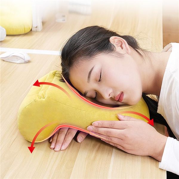 

pillow u-shaped desk nap neck supporter seat cushion headrest travel with arm rest