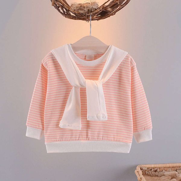

new korean spring children's 0-stripe long sleeve t-shirt, Blue