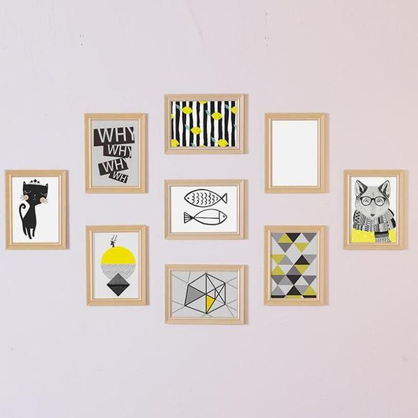 

9 decorative p frames wall p frame set 7 inch creative wedding series family frame picture wall decoration
