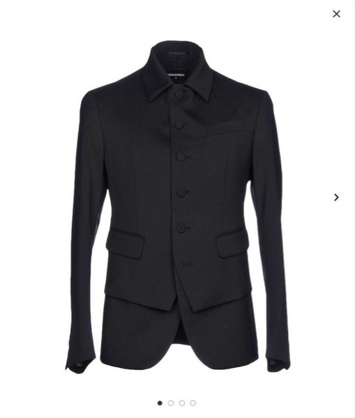 

men's suits & blazers s-6xl 2021 gd hair stylist fashion catwalk fake two pieces leisure suit coat plus size costumes, White;black
