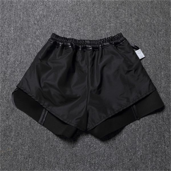 

2021 new fashion genuine sheep leather j1 shorts ni76, White;black