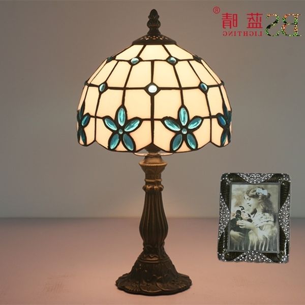 

tiffany bedroom bedside lamp creative desk bar restaurant card counter