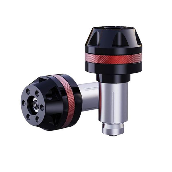 

handlebars universal motorcycle handle bar end aluminum alloy handlebar ends cover for motocross grip cap plug slide gsx250/r gw250 dl250