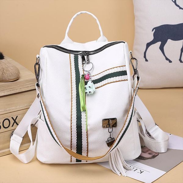 

fashion female backpack casual women pu leather shoulder bagtravel back pack