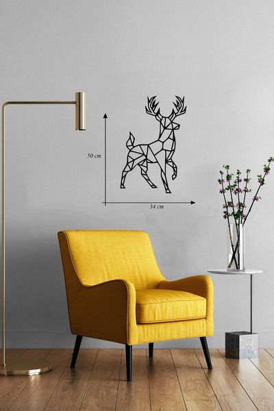 

wooden deer, wall decor, art wooden decor, 50 cm, animal home wall art