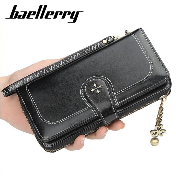 

wallets 021 fashion long women vintage pu leather card holder female purse zipper big brand wallet for girl, Red;black