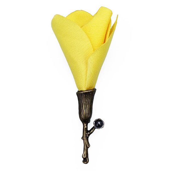 

pins, brooches hawson fabric flower corsage fashion pin brooch for weeding party, Gray