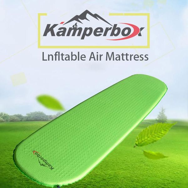 

outdoor pads kamperbox inflatable air mattress lightweight camping 4 season single mat t262