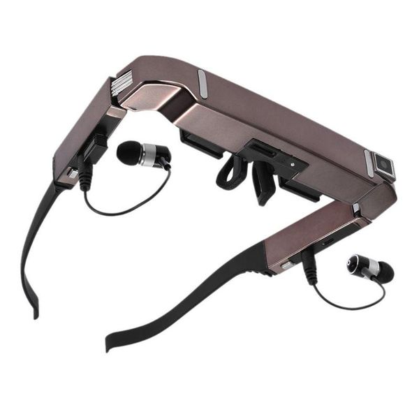 

glasses smart android with bluetooth camera portable video 3d vision 800 wide screen 2.4ghz dongle for private theater