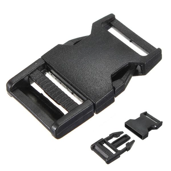 

bag parts & accessories 10pcs plastic buckles clips paracord for bracelet black strap clasp