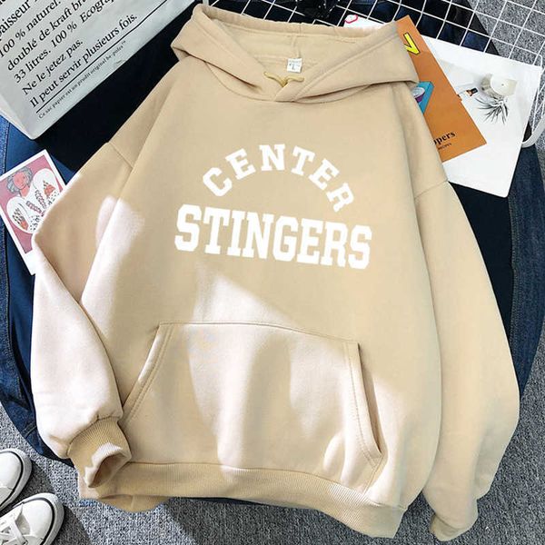 

letter floral print women hooded sweatshirt autumn winter thick wool pullover women's clothes female hoodie casual harajuku 210728, Black