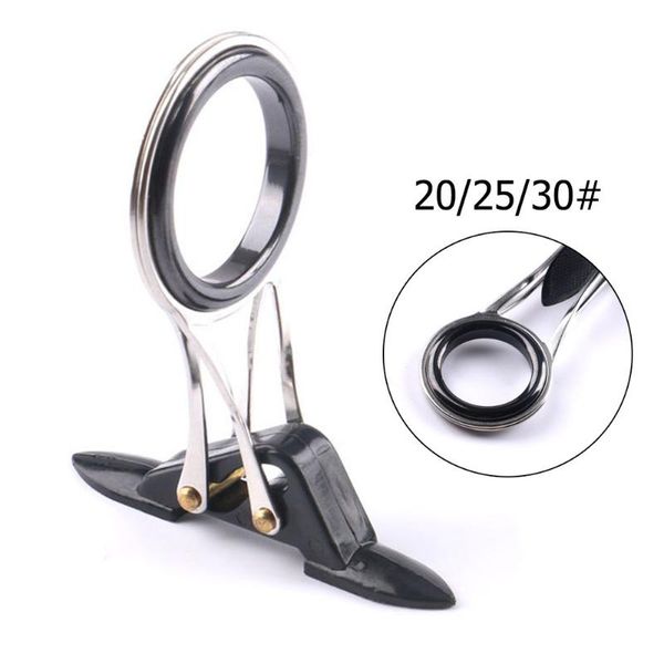 

boat fishing rods foldable rod guide tip repair kit set diy eye rings steel ceramics line tools