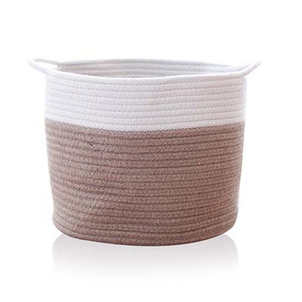 

storage baskets cotton woven basket box household goods toy items