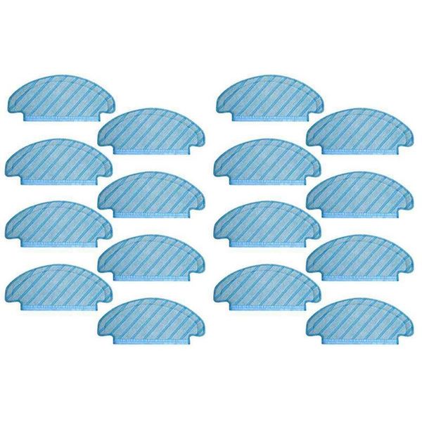 

16pcs mop cloths cleaning cloths for ecovacs deebot t8 vacuum cleaner accessories mop floor cleaning replacement cloth