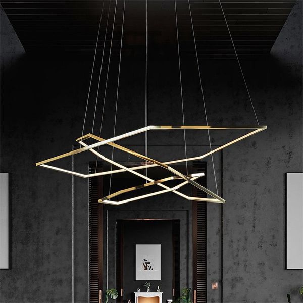 

pendant lamps nordic geometry plated stainless steel hexagonal with acrylic shade led wire lights hall living room droplight