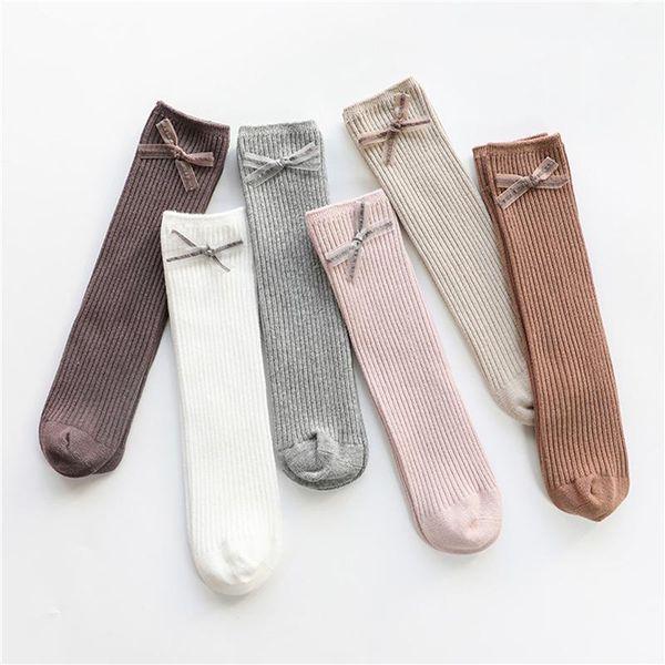 

baby cotton long tube socks princess solid color lace socks kids girls sock spring autumn cute newborn, Pink;yellow