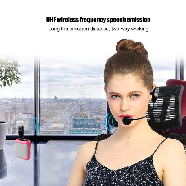 

professional head-wear mic uhf wireless microphone for voice computer