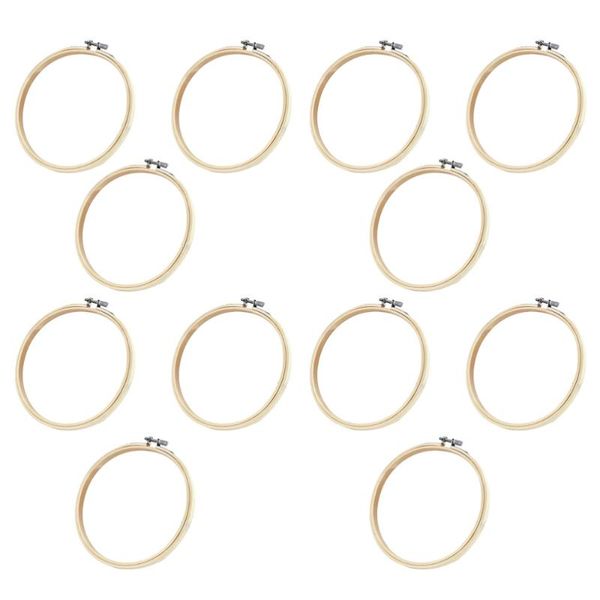 

other arts and crafts 12pcs embroidery hoops diy rings cloth handicraft tools gift