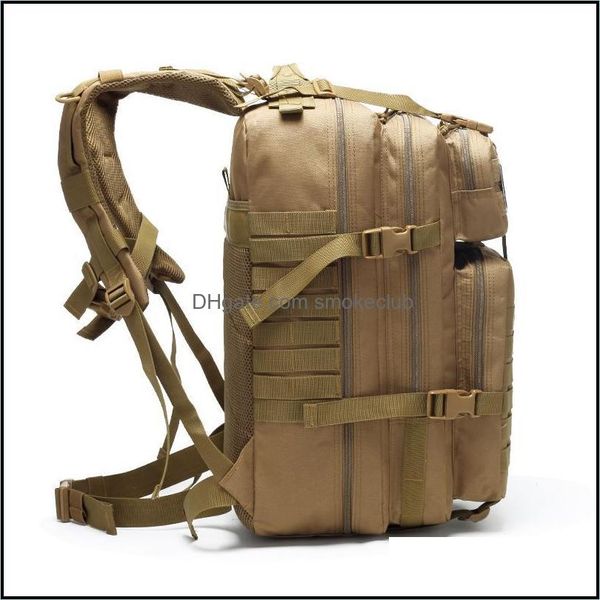 Esportes ao ar livre sacos ao ar livre 50l grande capacidade tática mochilas táticas molle exército assat hiking pack homem trekking cam caça mochila cair Del