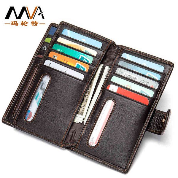 

wallets bags handbags men's leather long multi card slot bag business leisure men, Red;black