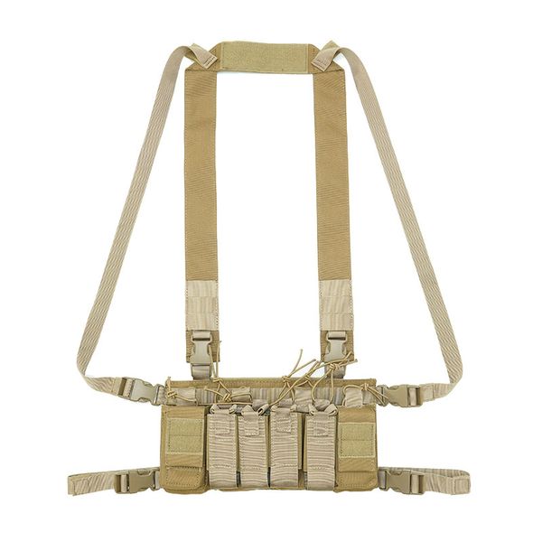 Тактическая камуфляж сундук с бурной установкой Molle Ascessy Ascessy Outdoor Sports Airsoft Gear Combat Assault Mag Magazine Magazine Carrier No06-041