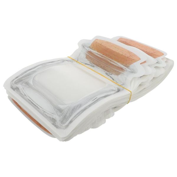 

gift wrap 100pcs snack storage bags self-sealing baking biscuits mason bottle