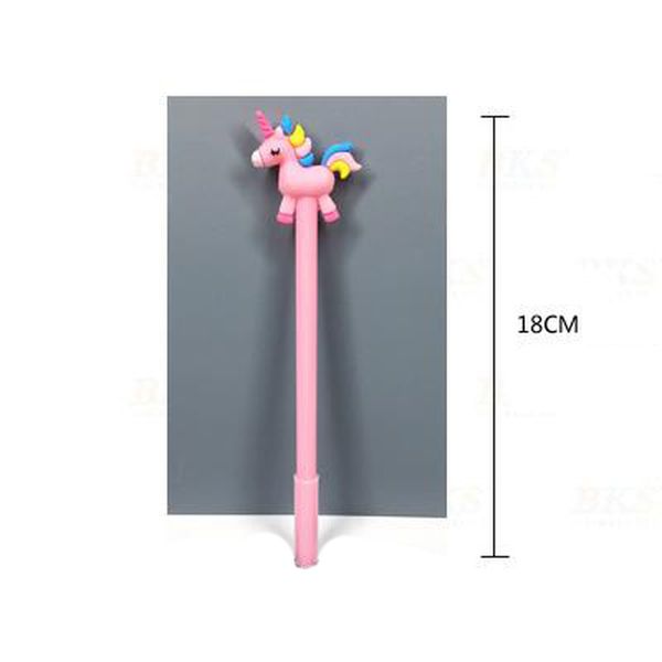 

1pcs unicorn newspaper 0.5mm pens nice cartoon student writing gel pen kawaii school supplies