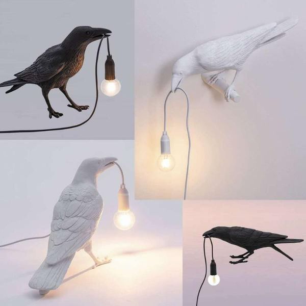 

table lamps cute lamp italian seletti light bird led desk lucky living room bedroom bedside raven home decor fixtures