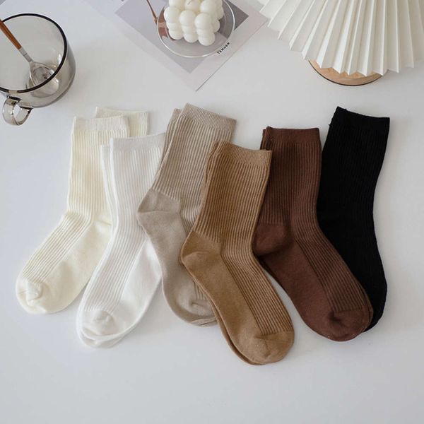 

middle autumn winter cotton pile stockings, Black;white