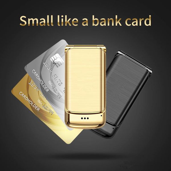 

original ulcool v9 1.54'' metal body luxury golden flip phone small screen bluetooth dialer fm radio anti-lost super mini mobile c