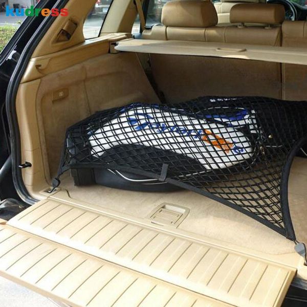 

car organizer rear trunk storage net for x-trail qashqai teana tiida sunny nylon cargo holder accessories