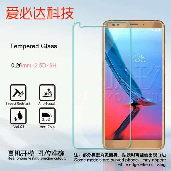 

zte blade v9 toughened glass explosion proof high definition film for mobile phone protection