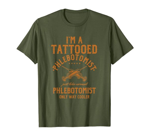 

I'm A Tattooed Phlebotomist Phlebotomy Nurse T-Shirt, Mainly pictures