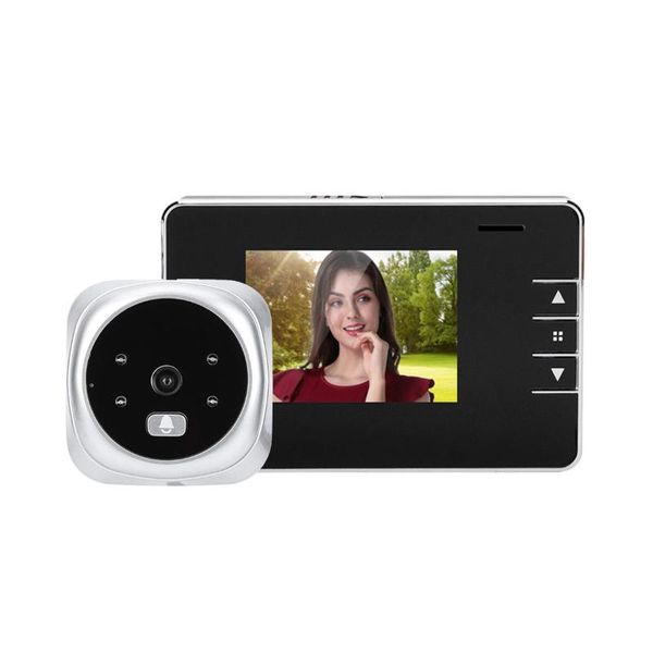 

doorbells 2.8inch 120 degree wide angle visual door viewer motion detection doorbell night vision video phone peephole