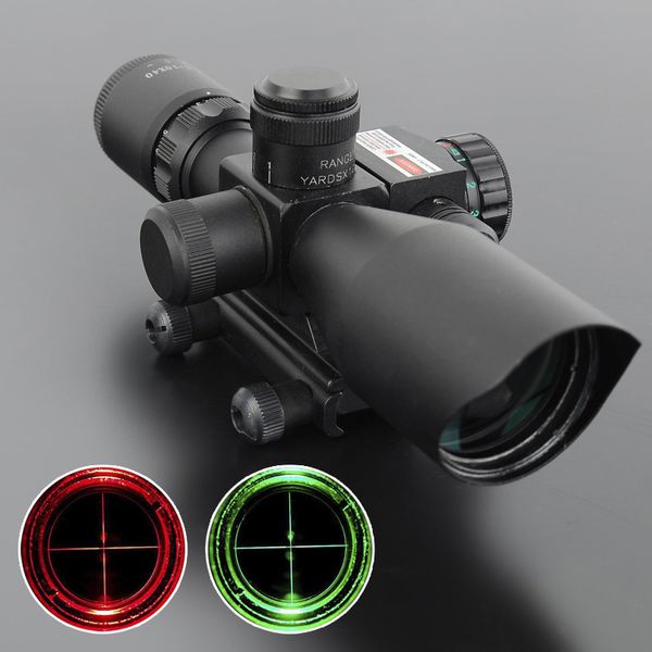 

2.5-10x40 red dot telescope hd 2.5-10x metal wire green aluminum alloy