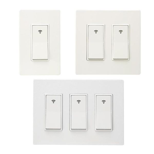 

activity trackers 100-240v smart wifi led light switch wall panel mobile app remote control