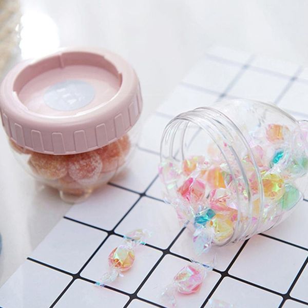 

storage bottles & jars 3 pcs portable jar plastic sealed spice teas beans candy