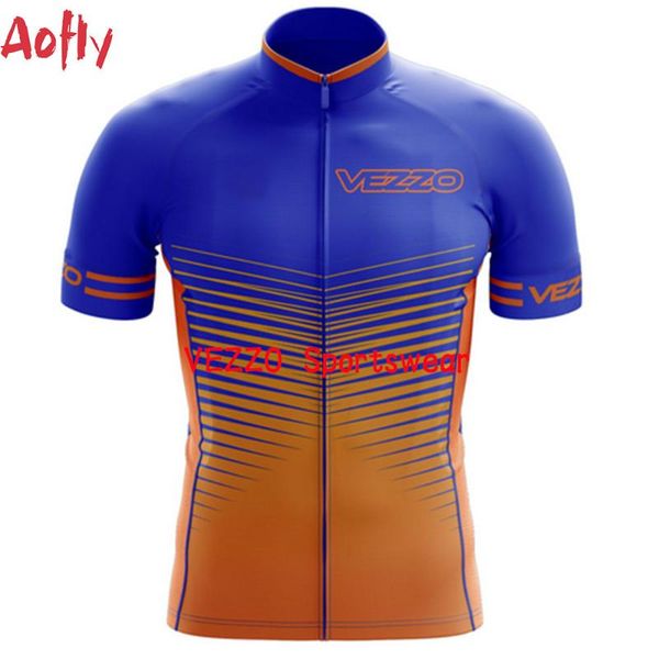 

racing sets short jacket 21-vezzo cycling jersey men's pro team triathlon summer mountain road bike shirt maillot sleeve, Black;blue