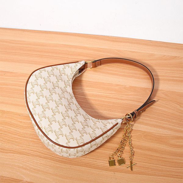 

2021 de triomphe armpit arc old flower women's 2021 summer leather one shoulder luxuryss designerss bag yw