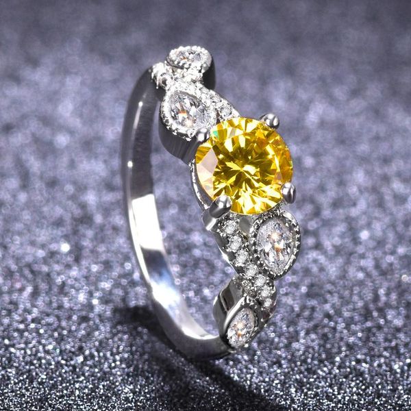 

wedding rings jewelry for women 2021 vintage with stone gift wife natural decorations women's, Slivery;golden