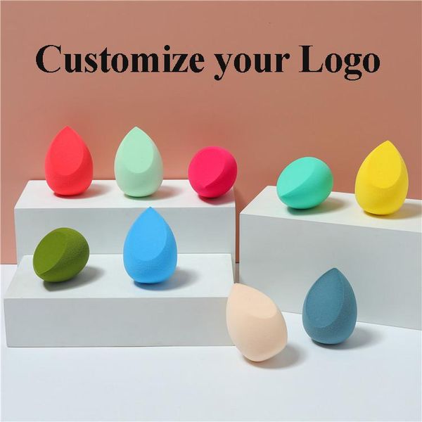 

sponges, applicators & cotton custome logo makeup foundation sponge cosmetic puff powder smooth accessories maquillage