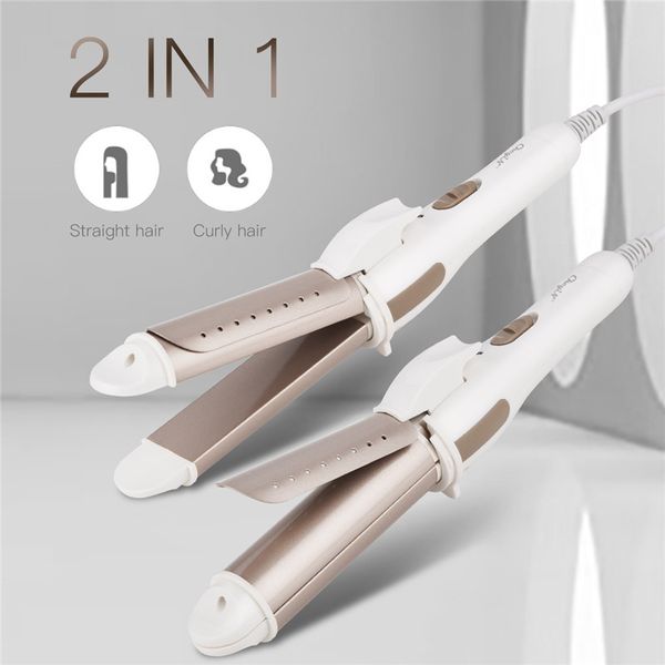 

220v electric spirals curler curling tong rollers ptc fast heating lady large waver ptc heating hair straightener irons