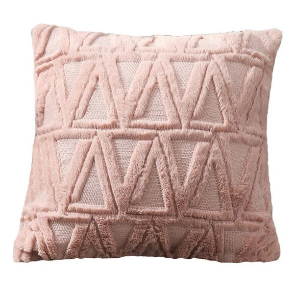 

pillow case sofa cushion cover furnishing room decorative creative simple solid color home decor double-sided pillowcase