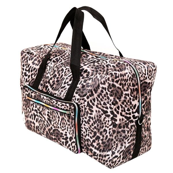 

duffel bags foldable zipper portable duffle laundry organizer travel bag large capacity luggage handbag cartoon printing waterproof washable