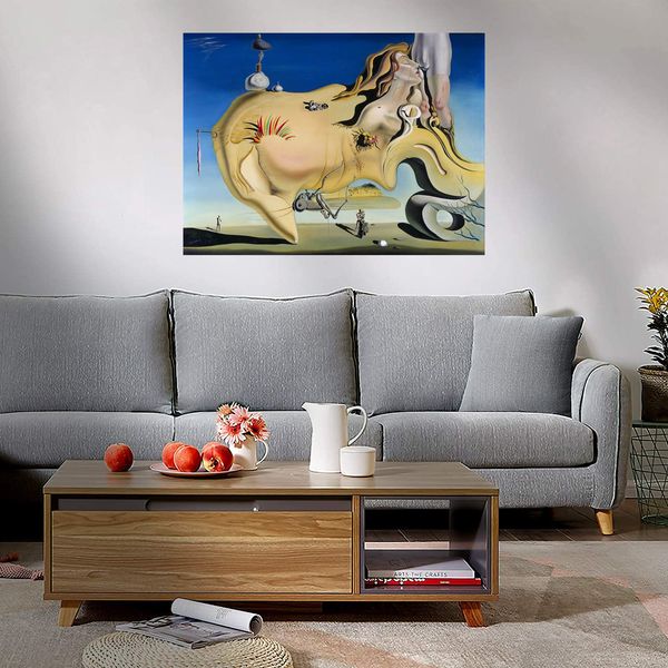 

salvador dali the great masturbator wall art decor handcrafts /hd print oil painting on canvas large wall art canvas picture 210224