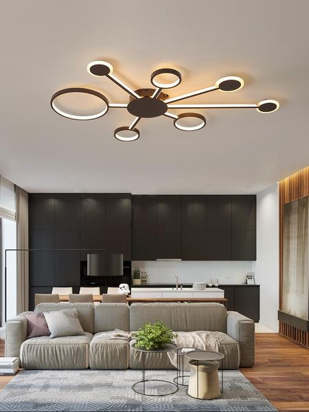 

ceiling lights european lamp living room modern light luxury high-end bedroom home led spaceship design pendant cl51813