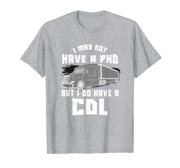 

funny truck driver licence cdl cargo logbook saying gift t-shirt, White;black