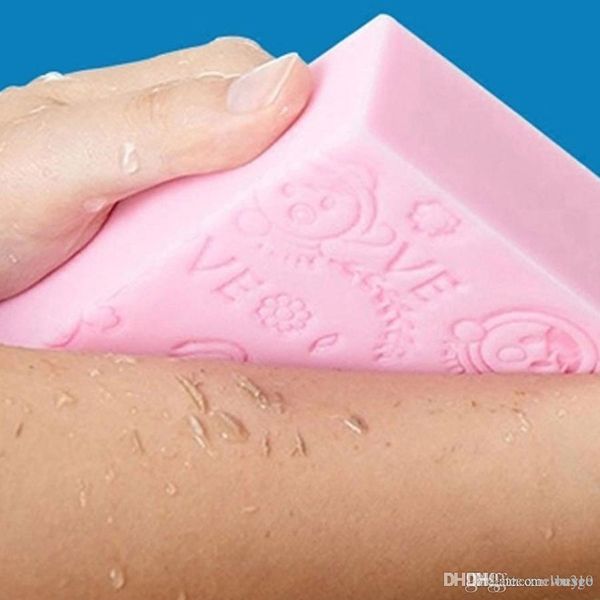 

13*7*3cm printed bathing sponge bath artifact powerful remove mud decontamination bath body shower exfoliating sponge dh0652-1 t03